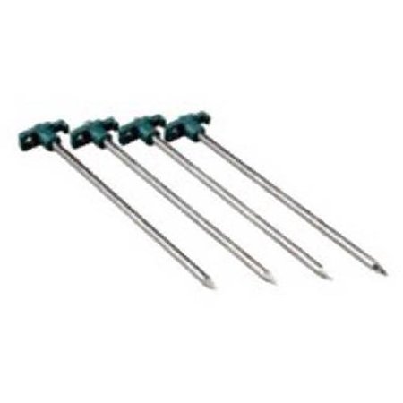 COLEMAN Coleman 2000016444 10 in. Heavy Duty Plated Steel Tent Peg - 4 Pack 589863